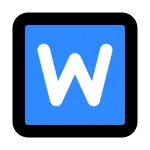 Word SVG Icon